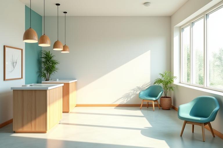 風紋サロンの清潔で穏やかな内装